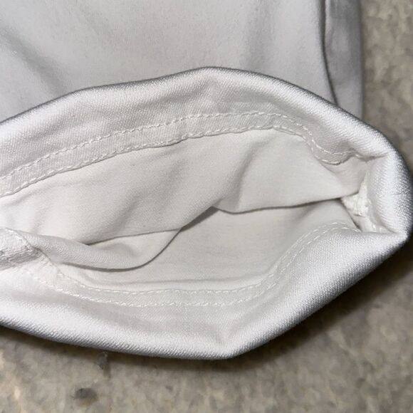 J. Jill 12 White Authentic Fit Cropped Raw Fringe Hem Jeans - Picture 16 of 16